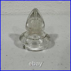 Vintage Kosta Boda Clear Glass Decanter Stopper Apothecary Jar Lid Part
