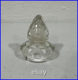 Vintage Kosta Boda Clear Glass Decanter Stopper Apothecary Jar Lid Part