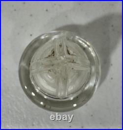Vintage Kosta Boda Clear Glass Decanter Stopper Apothecary Jar Lid Part