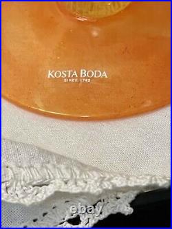 Vintage Kosta Boda FELIX Kjell Engman Pair Lot Glasses Discontinued