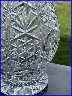 Vintage LARGE 32-1/2 Decanter Glass European Rare Centerpiece EAPG Crystal