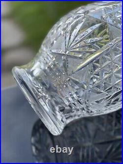 Vintage LARGE 32-1/2 Decanter Glass European Rare Centerpiece EAPG Crystal