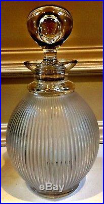 Vintage Lalique Crystal Langeais Decanter WithStopper
