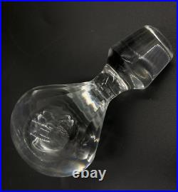 Vintage Lalique Glass Decanter With Stopper