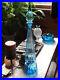 Vintage-Large-Ice-Blue-Empoli-Glass-Decanter-Genie-Bottle-28-MCM-60-s-01-sxac