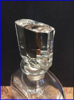 Vintage Lars Hellstein Orrefors Crystal Liquor Decanter Signed And Numbered