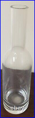 Vintage Liqueur or Wine Tasting Decanter Set Ice Bucket 6 Cordials Crystal