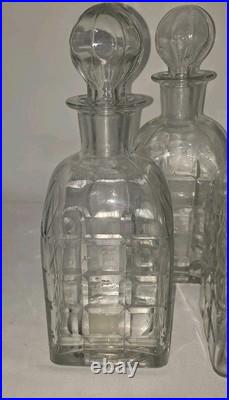 Vintage Liquor Decanters Set Of 5