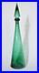 Vintage-MCM-19-Empoli-Green-Glass-Paneled-Genie-Bottle-WithStopper-01-hbn
