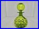 Vintage-MCM-Blenko-715-Bubble-Decanter-In-Olive-7-75-Withstopper-Stunning-01-vw