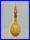 Vintage-MCM-Blenko-Glass-719-Decanter-In-Wheat-16-5-Withstopper-Stunning-01-udel