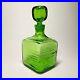 Vintage-MCM-Blenko-Green-Glass-Textured-Block-Decanter-Apothecary-Jar-01-bn