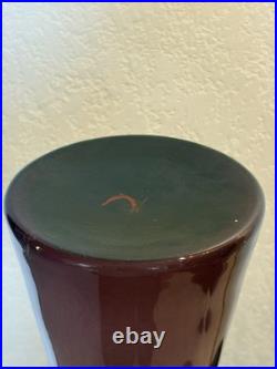 Vintage MCM Empoli Optic Decanter 23 In Amethyst Withstopper