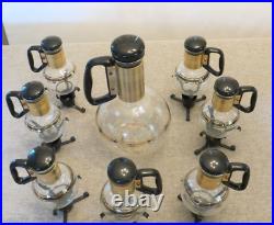 Vintage MCM Pyrex Silex Coffee Carafe 1-Pitcher Lrg-12, 7 single serve Lrg-2