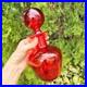 Vintage-MCM-Rainbow-Glass-Decanter-Genie-Bottle-Round-Stopper-01-vv