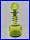 Vintage-MCM-Rainbow-Glass-Green-Spiral-Neck-Decanter-Withstopper-Stunning-01-qmh