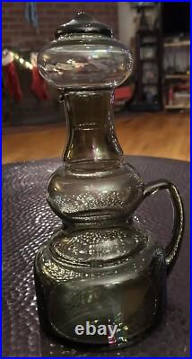 Vintage MCM Smoked Glass Bertil Vallien Decanter RARE