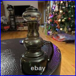 Vintage MCM Smoked Glass Bertil Vallien Decanter RARE