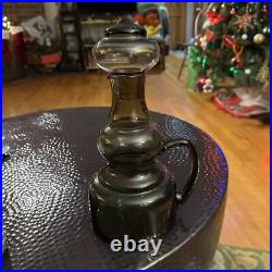 Vintage MCM Smoked Glass Bertil Vallien Decanter RARE