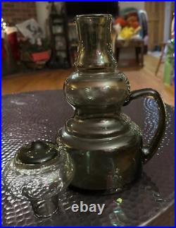 Vintage MCM Smoked Glass Bertil Vallien Decanter RARE