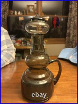 Vintage MCM Smoked Glass Bertil Vallien Decanter RARE