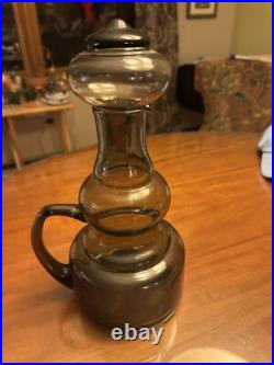 Vintage MCM Smoked Glass Bertil Vallien Decanter RARE