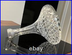 Vintage MCM Violetta 24% Hand Cut Lead Crystal Ship's Decanter Made In Poland