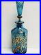 Vintage-MOSER-Numbered-Hand-Painted-Enamel-Blue-Glass-Decanter-Bottle-with-Stopper-01-xevg
