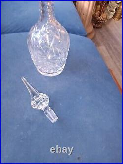 Vintage Magnificent Crystal 17.5 In Decanter