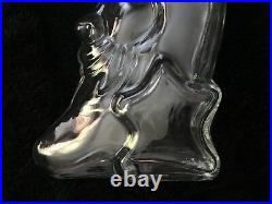 Vintage Man In The Moon Glass Decanter