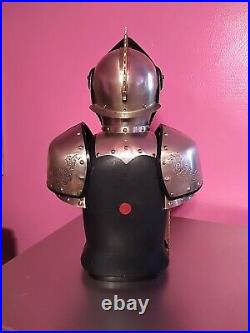 Vintage Medieval Knight Bar Caddy And Bottle Cover