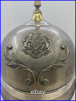 Vintage Medieval Knights Helmet Decanter Shot Glass Bar Set Missing One Glass