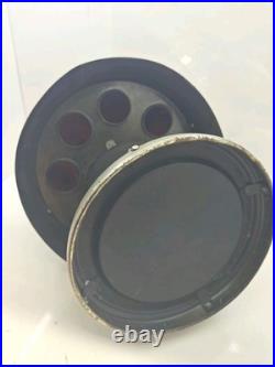 Vintage Medieval Knights Helmet Decanter Shot Glass Bar Set Missing One Glass