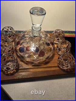 Vintage Mid-Century 1960's Nemo Glass Borske Skio Max Kanneglesser Design Cz