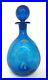 Vintage-Mid-Century-Blenko-Blue-Glass-Pinched-Decanter-Ball-Stopper-01-qlcq