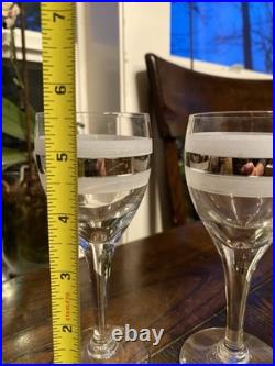 Vintage Mid-Century Modern Decanter And Matching Glasses Set Of Seven