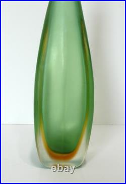 Vintage Mid-Century Paolo Venini Inciso Sommerso Glass Decanter with Stopper