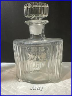 Vintage MidCentury Modern Glass Decanter Set