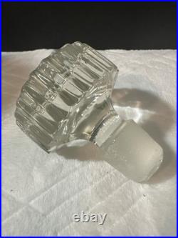 Vintage MidCentury Modern Glass Decanter Set