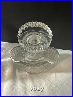 Vintage MidCentury Modern Glass Decanter Set