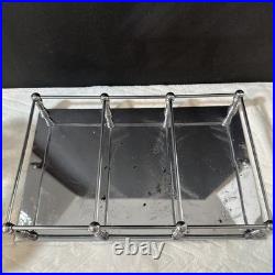 Vintage MidCentury Modern Glass Decanter Set