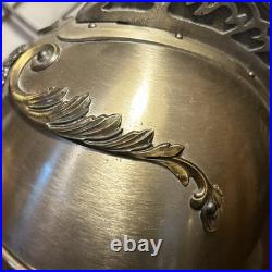 Vintage Military Helmet Bar Set with Decanter & Shot Glasses