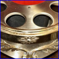 Vintage Military Helmet Bar Set with Decanter & Shot Glasses