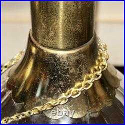 Vintage Military Helmet Bar Set with Decanter & Shot Glasses