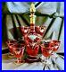 Vintage-Moser-Ruby-Glass-Hand-Painted-Decanter-and-6-Glasses-01-si