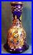 Vintage-Moser-Style-Bohemian-Blue-Glass-Painted-Vase-Decanter-With-Gilding-01-ci