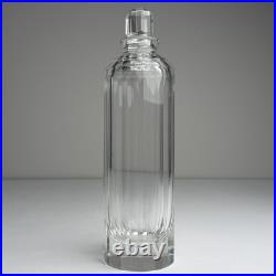 Vintage Moser Style Bohemian Cut Crystal Decanter Czechoslovakia Heavy Glass 10