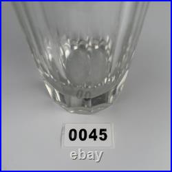 Vintage Moser Style Bohemian Cut Crystal Decanter Czechoslovakia Heavy Glass 10