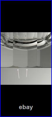 Vintage Moser Style Bohemian Cut Crystal Decanter Czechoslovakia Heavy Glass 10