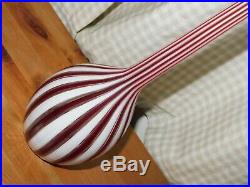 Vintage Murano Glass Decanter Candy Striped